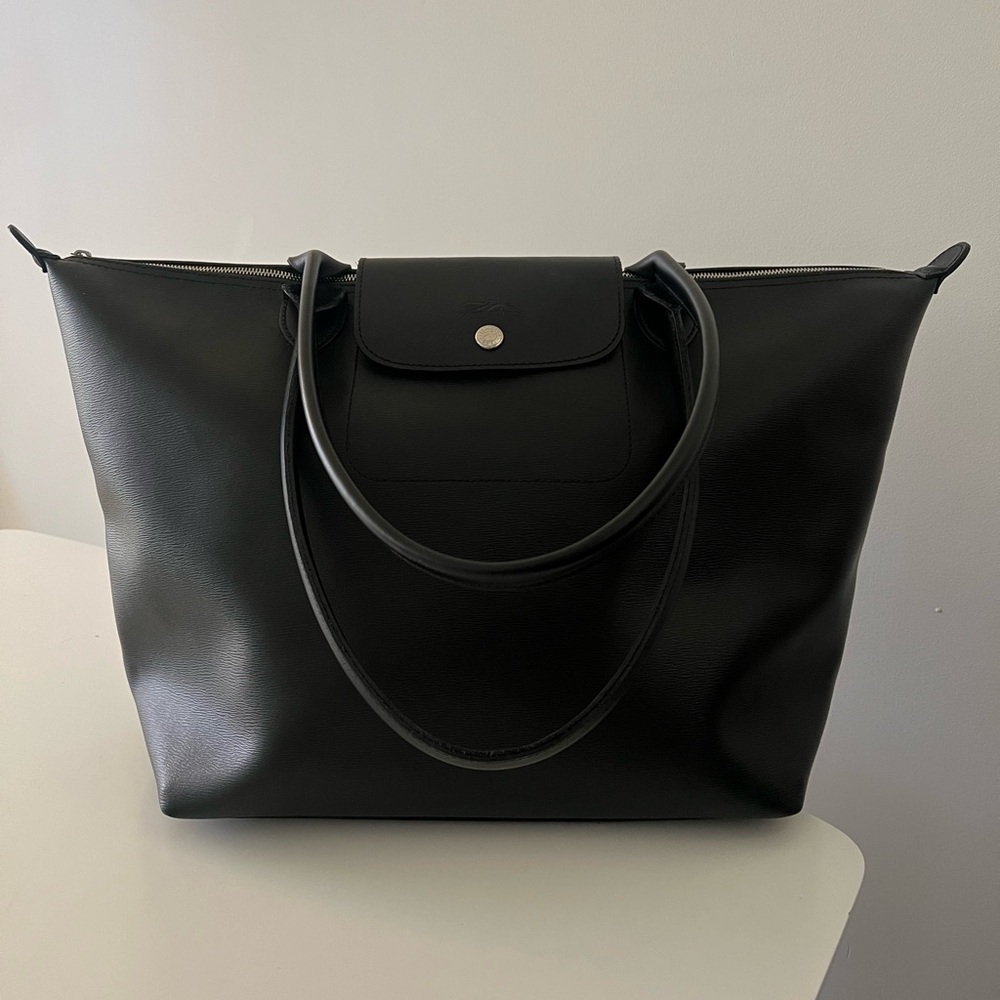 ‼️SOLD‼️ LONGCHAMP LE PLIAGE CITY SHOPPING BAG L – BLACK